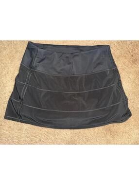 Crz yoga women’s lined tennis active skirt skort no tag M/L? Green